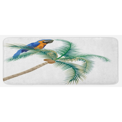Tapis de cuisine perroquet