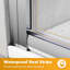 Madarisse Pivot Framed Shower Door with Clear Glass-597733228
