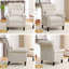 Fauteuil inclinable classique à dossier poussoir l 30 po avec rivets-54111555