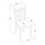 L'ensemble 3 pièces de table et chaises de cuisine comprend une table de salle à manger ronde avec piédestal et 2 chaises de salle à manger rembourrées en similicuir, acajou-128866138