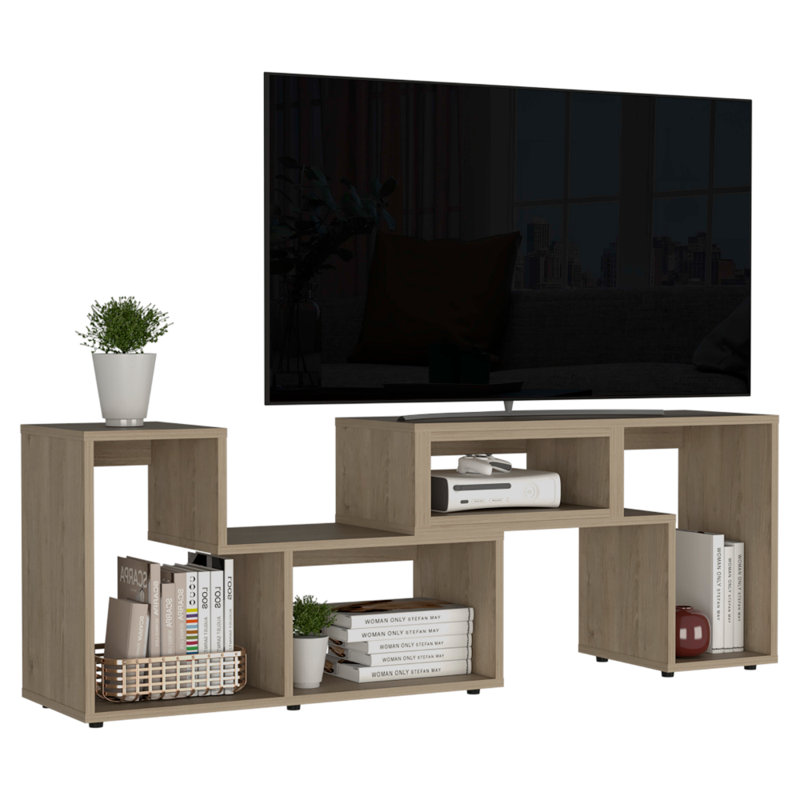 Kyli Unfinished TV Stand for TVs up to 60", Beige