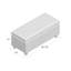Banc de rangement en bois Barlett