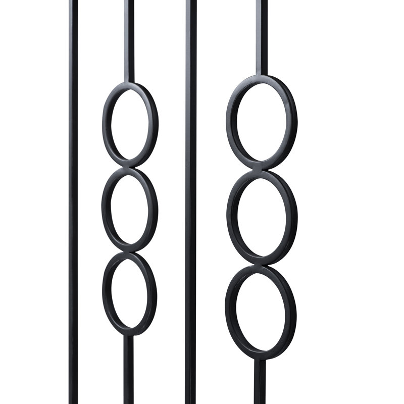 Petite Ringlet Console, Flat Black, Carrera Marble