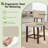 Counter Stool with Solid Wood Frame