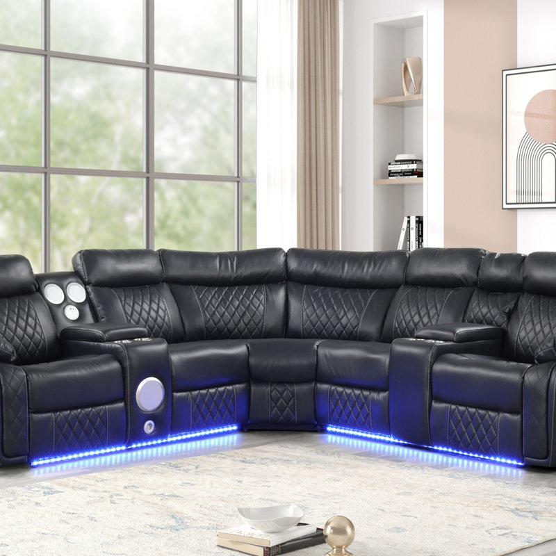 Canapé modulaire inclinable électrique Lacrosse