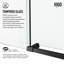 Cabine de douche coulissante sans cadre avec verre transparent de 3/8 po et base Elan classe E 48 po x P 36 po x H 82 po-1423359866-1423359869