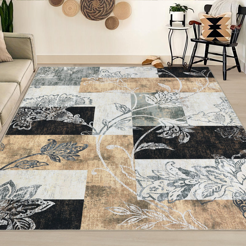 Tapis Desnee avec envers antidérapant, Rectangle 9 pi x 12 pi