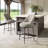 Nordhavn Swivel Upholstered Counter Stool with Metal Frame-431675262-431675263