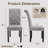High-End Roll Back Nailhead Upholstered Dining Chairs(Set Of 6)-114212512