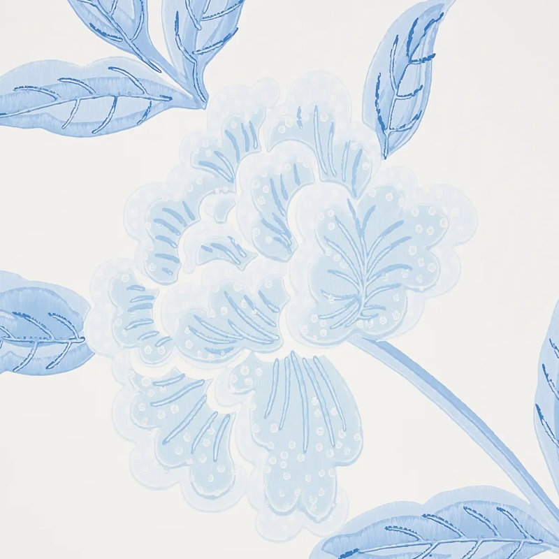 Whitney Floral Wallpaper, Blue