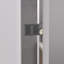 Porte de douche double 44 à 48 po x 76 po pour salle de bain, cadre en aluminium avec finition, verre trempé transparent de 1/4 po (6 mm) et installation incassable et réversible