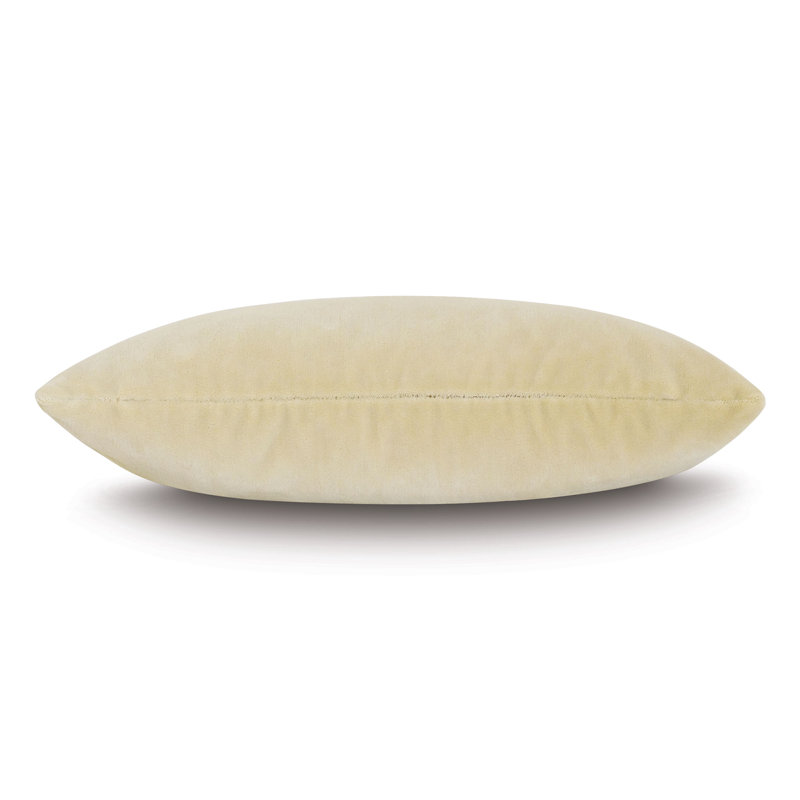 Capra Square Pillow Cover & Insert, Sand, 11" x 21"