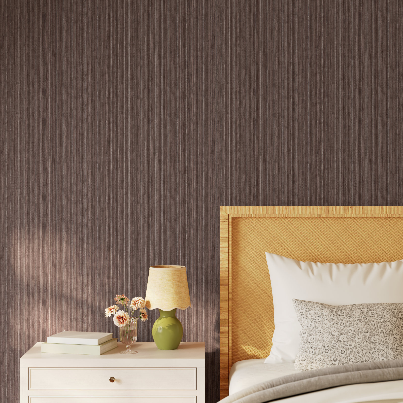 Forrest Self-Adhesive Wallpaper Roll, Dark Brown, 16.5' L x 20.5" W