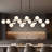 16 - Light Dimmable Bubble Glass Sputnik Modern Linear Chandelier-1811373343