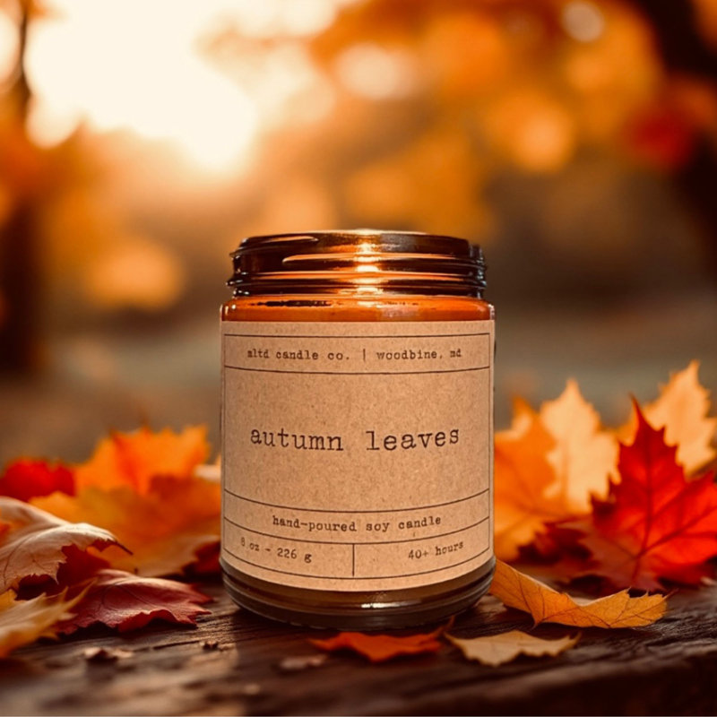 Autumn Leaves Scented Soy Candle
