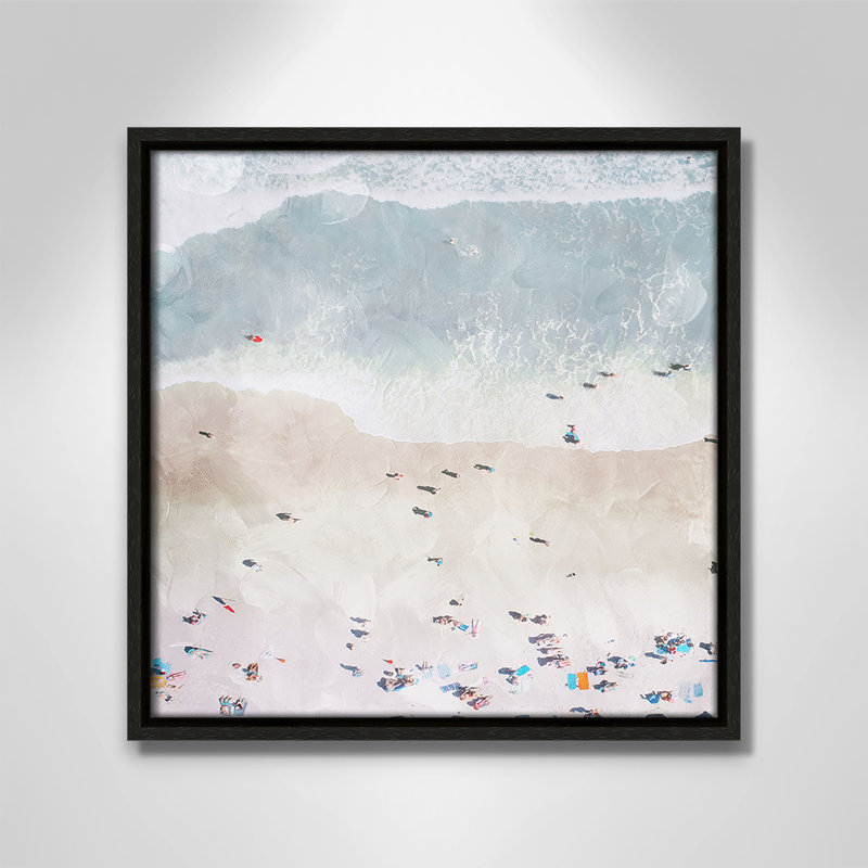 «Beaching Out I» par Milli Villa, Espresso, H 13,5 po x l 13,5 po