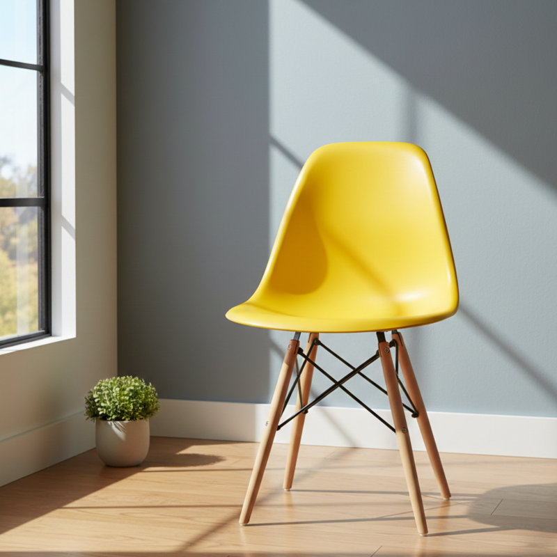 Chaise d'appoint Josclyn, Jaune