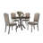 Iris Wood 5-Piece Dining Set
