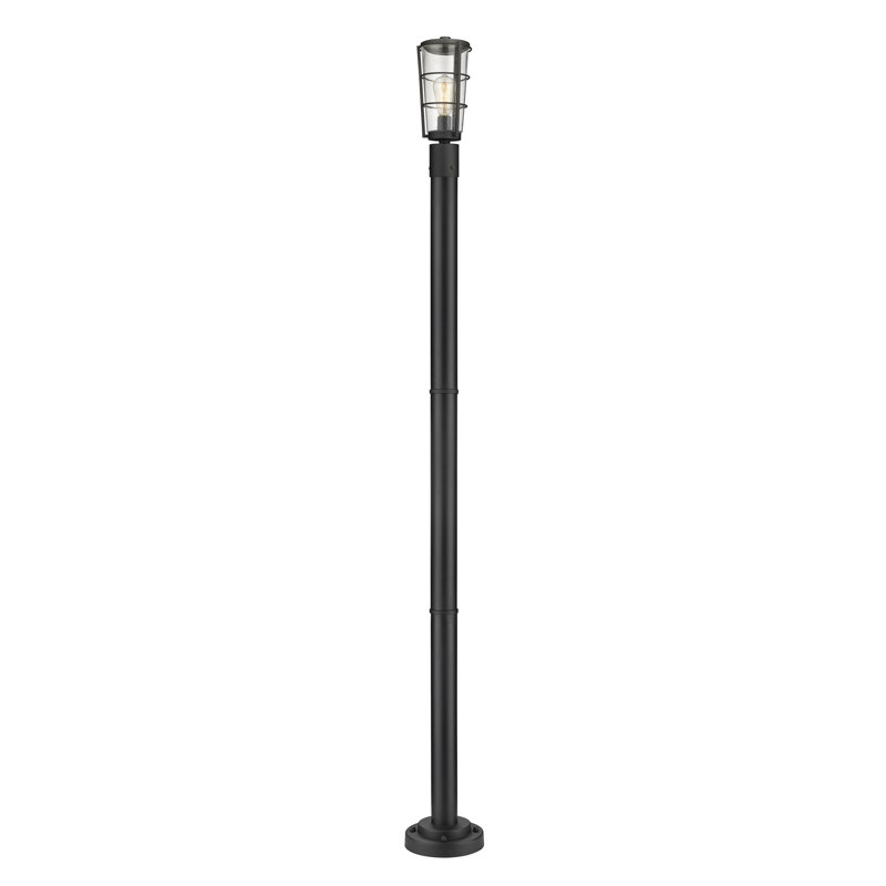 Charli Seeded Lamp Post (Full), 88.75" H x 6" W x 6" D