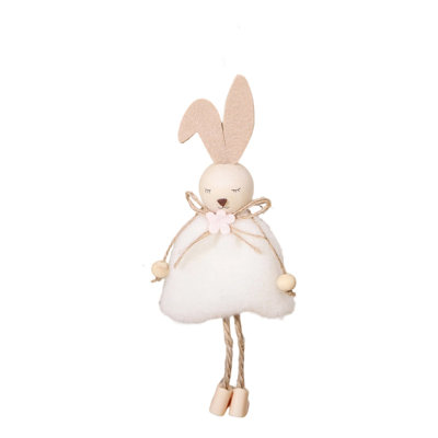 Easter Bunny Figurines Color Bunny Hanging Ornaments For Easter Decoration Tabletop Centerpieces House Decor Spring Tea Party Baby Shower Supplies