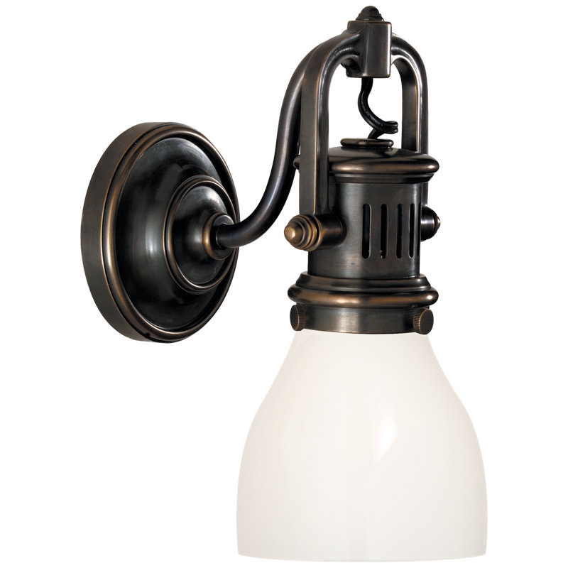 Chapman & Myers Yoke Suspended Sconce, Antique Nickel