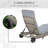 Outdoor PE Rattan Cushioned Patio Sun Lounger w/ 5-Level Adjustable Backrest-1122607557