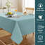 Les nappes de qualité supérieure en lin texturé sont imperméables et résistantes aux éclaboussures pour la nappe du buffet de salle à manger.-1636093794-1636093799