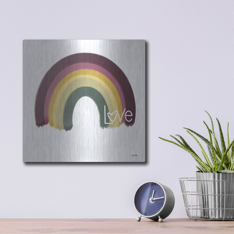 «Painted Rainbow» par House Fenway, H 12 po x l 12 po