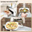 Outsunny Stainless Steel Countertop Wood Pellets Pizza Oven