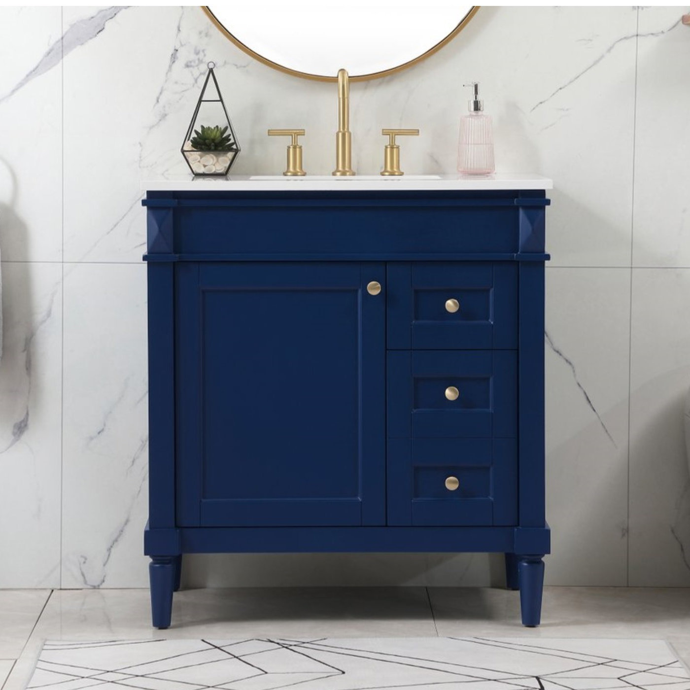 Readington 32'' Single Bathroom Vanity, Blue