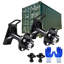 Shipping Container Moving Kit: Bolt-On Wheels, 8800Lb Heavy-Duty Hub for 40Ft Containers