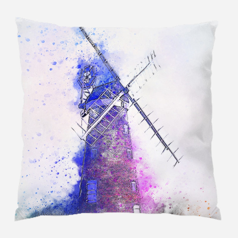 Coussin de moulin Bethune, Microsuède, Intérieur