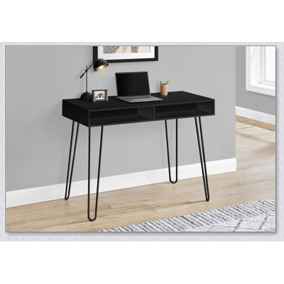 Bureau d'ordinateur moderne avec tiroirs de rangement, configuration polyvalente à gauche ou à droite pour le bureau à domicile et l'ordinateur portable