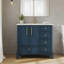 Lavabo de salle de bain autoportant avec rangement Mid-Century-1408371672