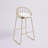 Ljuda Upholstered Counter Stool with Metal Frame