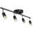 Matte Black Adjustable Track Lighting Kit