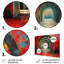 Passerelle rouge rouge et verte - tunnel, art mural, salon-1464320600-1464320679