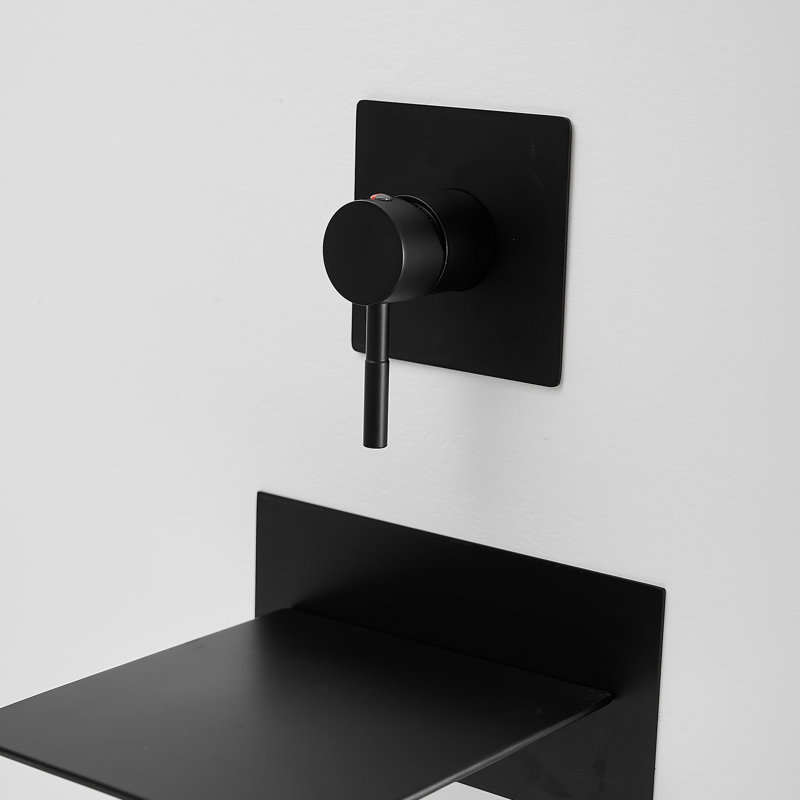 Wall Waterfall Faucet, Matte Black