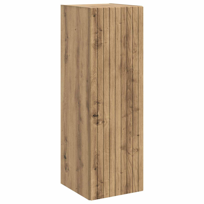 Linen Cabinet, 100cm H x 33cm W x 34.5cm D, Artisan Oak