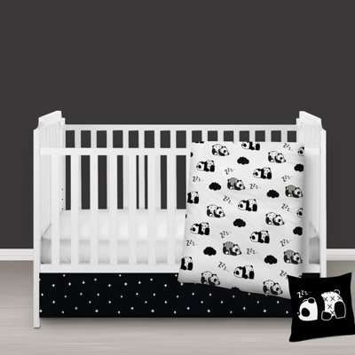 Ensemble de literie pour lit de bébé 3 pièces Baby Panda