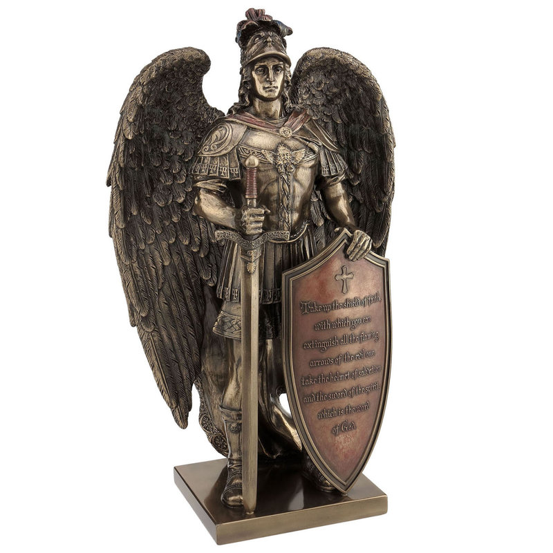 13.19 Figurine Bronze Poly Resin