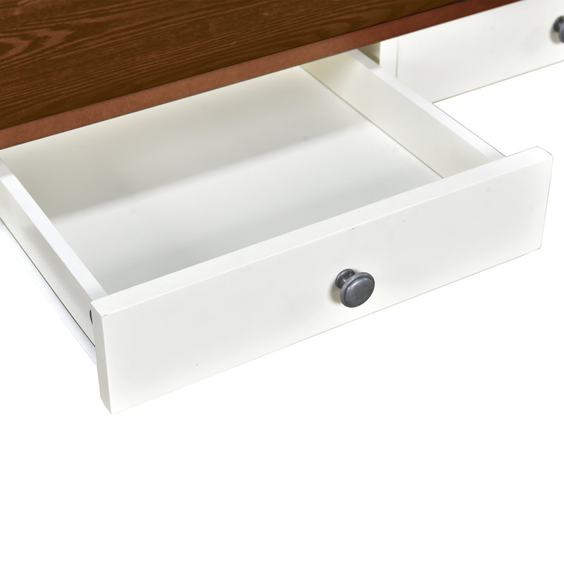 Ensemble de table de salle à manger en bois de style Mid-Century 6 pièces, ensemble de table de cuisine avec tiroir, chaises rembourrées et banc de table TopMAX, blanc (ancien sku: SP000006AAA)