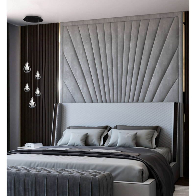 Gem 5 Pendant Lights, Brass
