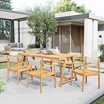 Ensemble de 4 chaises de salle à manger en bois