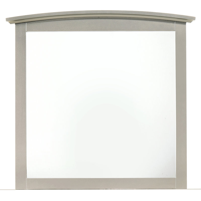 Elegant Silver Champagne Wall Mirror