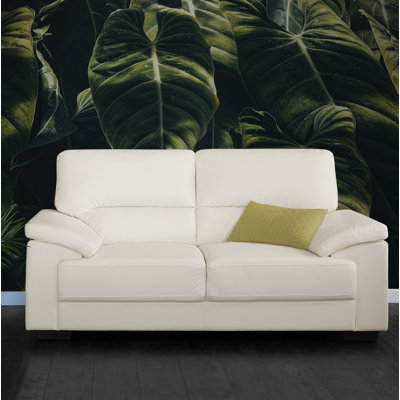 2 Seater Faux Leather Loveseat