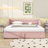 Twin Wood Upholstered daybed with Twin Trundle-337246207