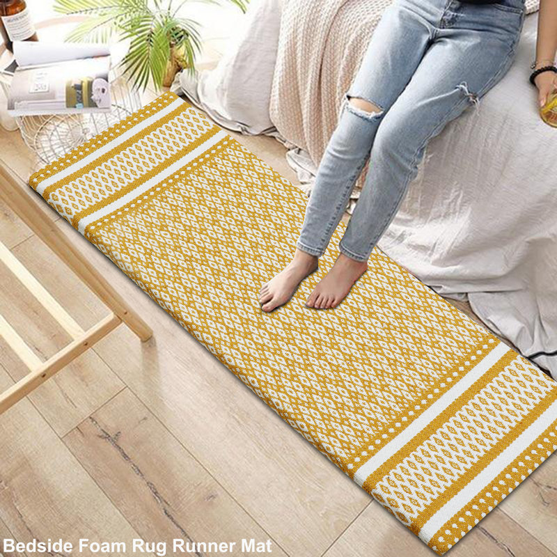 Tapis anti-fatigue Jennea, Jaune / Or