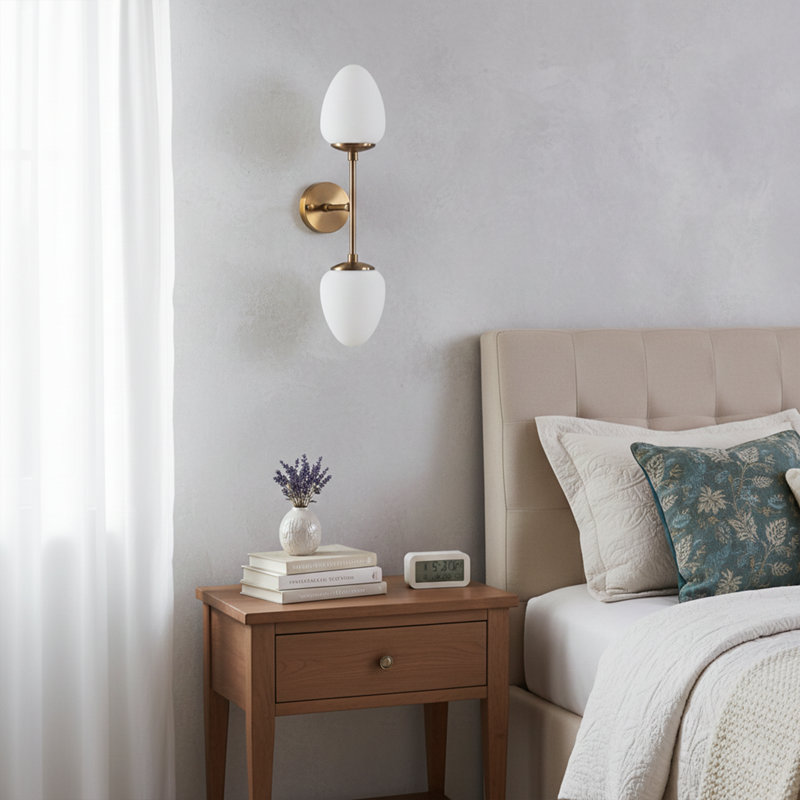 Elora 2-Light Armed Sconce, Vintage