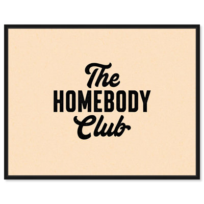 Cozy Club, reproduction d'art sur toile, citations amusantes par Art Remedy